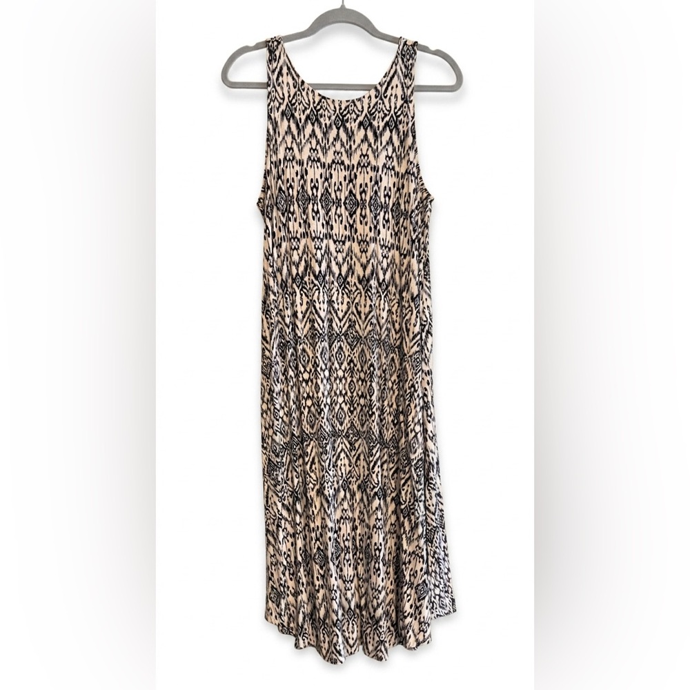Rachel Zoe Cream and Black Maxi/Midi Dress - 1X
